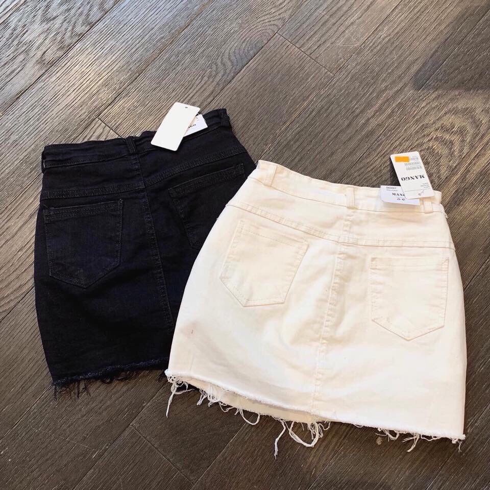 Chân váy kaki trơn xinh đơn giản dễ mix đồ | BigBuy360 - bigbuy360.vn