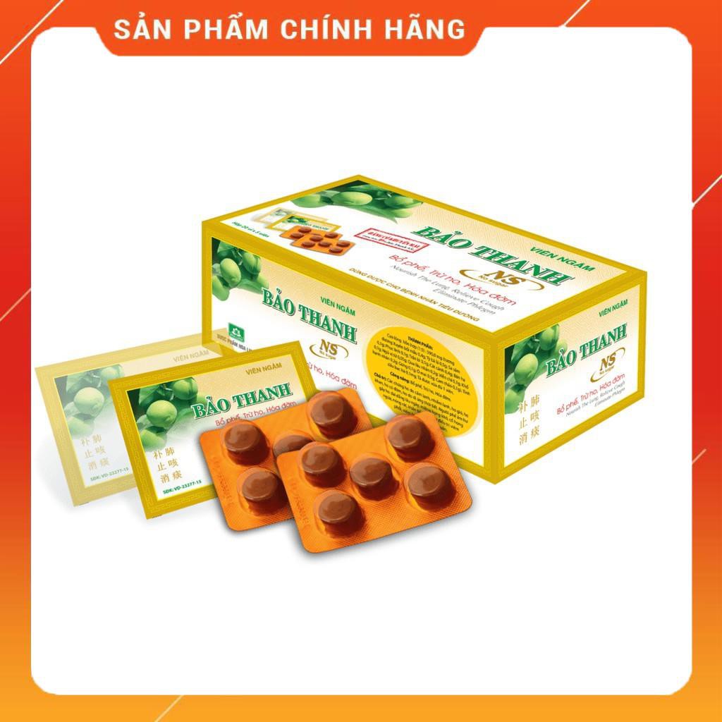 2 vỉ Viên ngậm BẢO THANH không đường