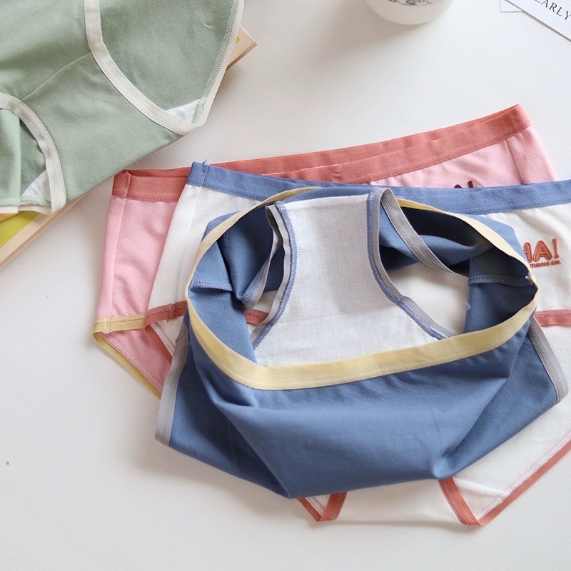 Quần Lót Nữ Cotton HaGo! Chất Siêu Mềm Mịn Màu Cute