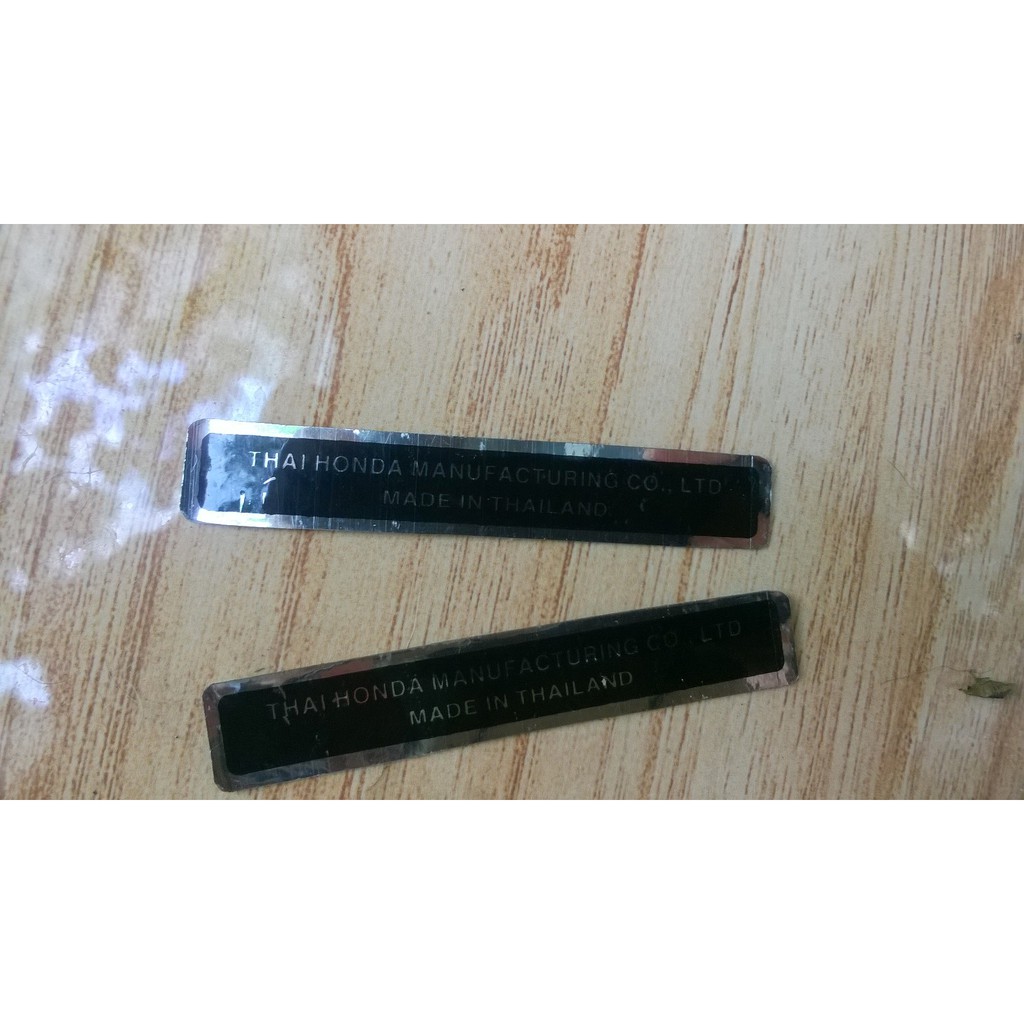 Tem dán cổ cho honda 67