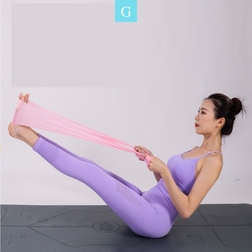 Dây cao su đàn hồi kháng lực bản thun tập yoga pilates G-SPORTS