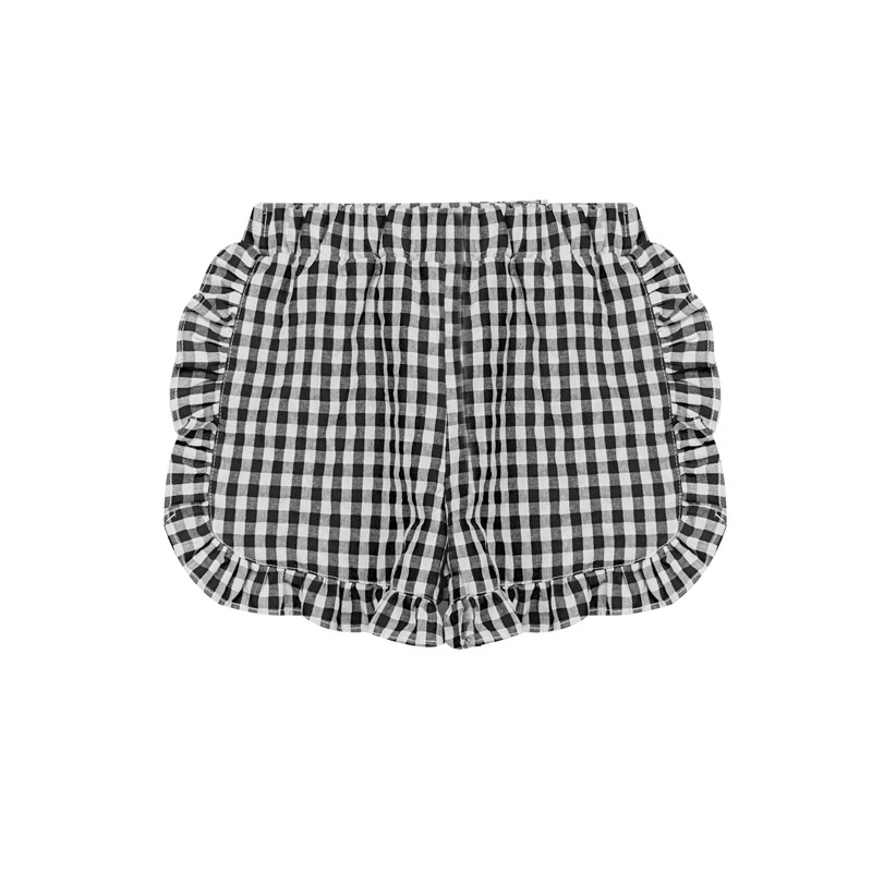 Quần short bèo Bebezoo họa tiết caro cho bé BEB2PT109
