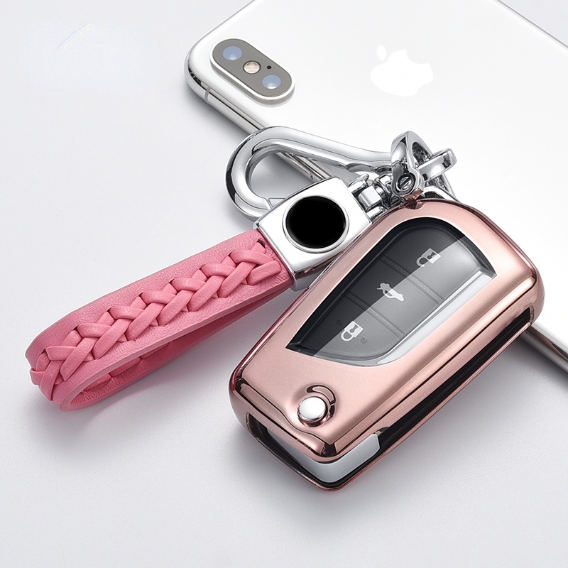 Vỏ Bọc Chìa Khóa Điều Khiển Từ Xa Bằng TPU Cho Toyota Corolla Altis Auris Aygo Yaris Camry RAV4 Verso TC IM