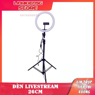 Đèn spa live stream 26cm chân 1,7m hạ được xuống 60cm,livestream makeup