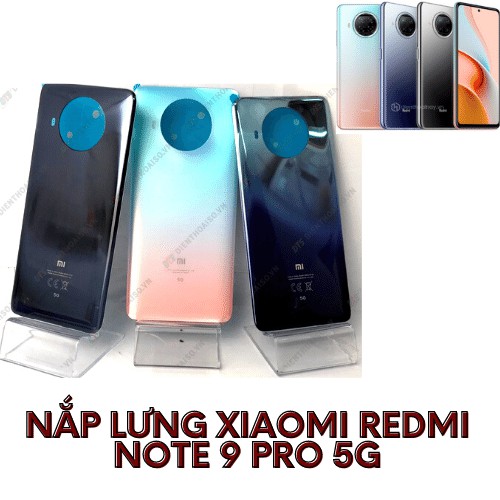 Nắp lưng dành cho máy xiaomi redmi note 9 pro 5g