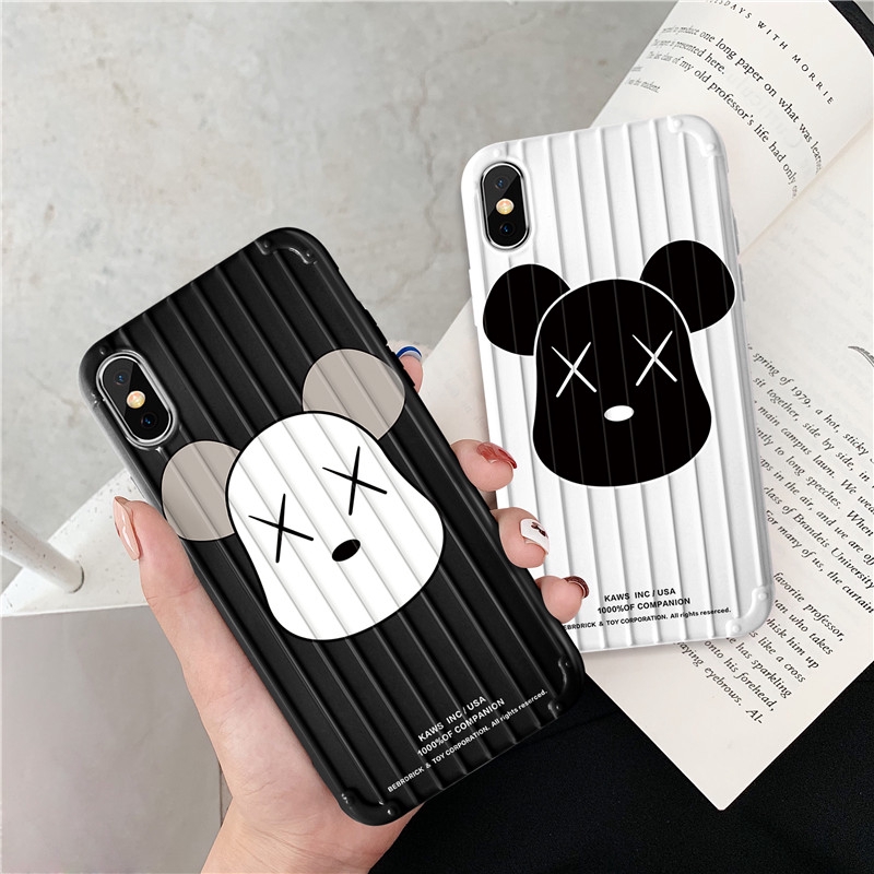 Ốp điện thoại silicone TPU in hình gấu cho iPhone 6/6s/6p/6sp/7/7p/8/8p/X/Xs/Xsmax/X | BigBuy360 - bigbuy360.vn