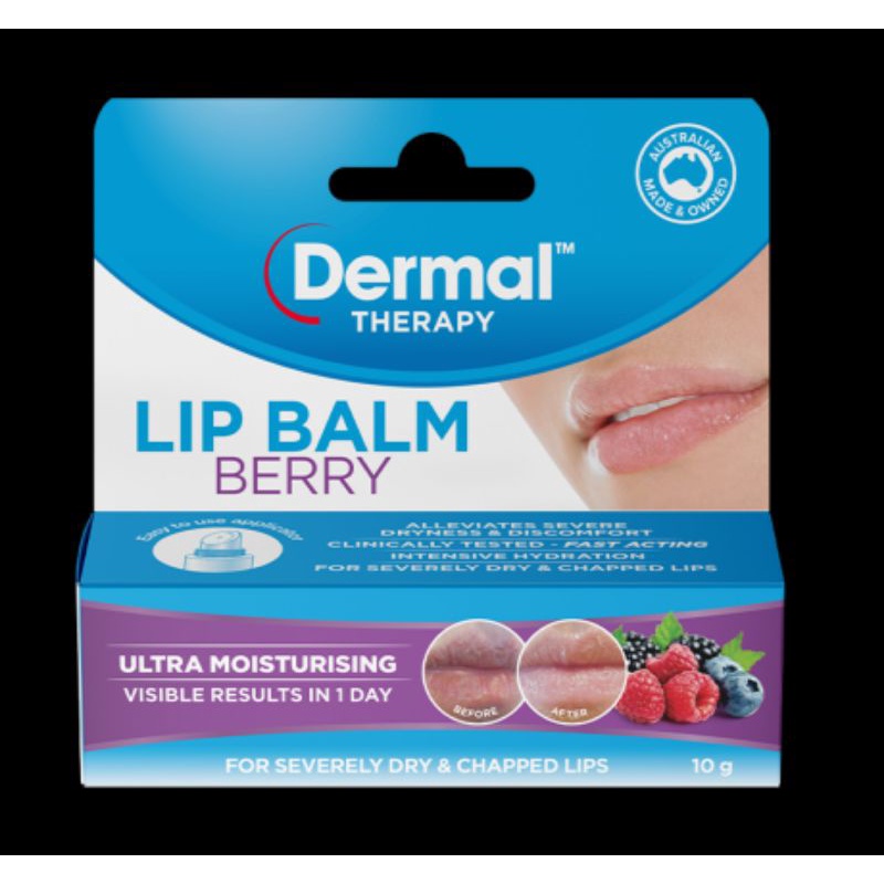 Dưỡng môi DERMAL THERAPY Lip Balm 10 g