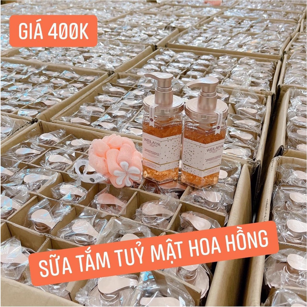 Sữa tắm nước hoa Weilaiya, sữa tắm hương nước hoa, sữa tắm hoa hồng Weilaiya | BigBuy360 - bigbuy360.vn