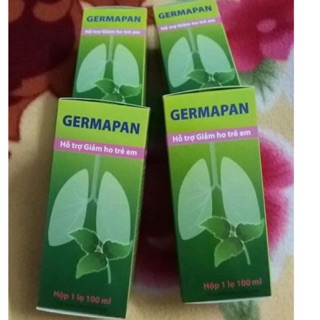 Siro thực vật giảm ho trẻ em - người lớn GERMAPAN.