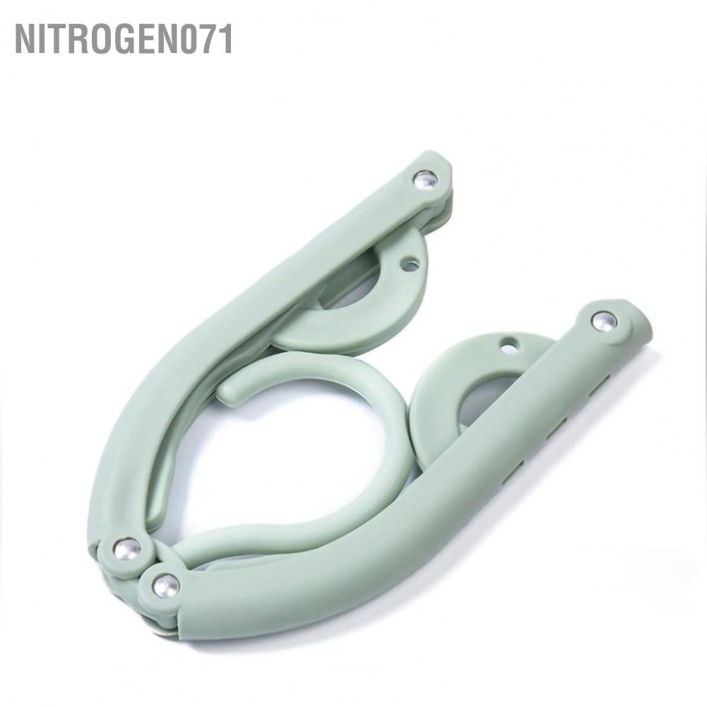 Nitrogen071 Gấp Móc treo quần áo Giá phơi nhựa đa chức năng Giặt là ngoài trời cho hộ gia đình