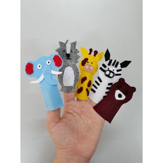 sét 10 con vật Rối tay kể chuyện, rối hình thú, đồ chơi hamade an toàn cho bé MCP.shop