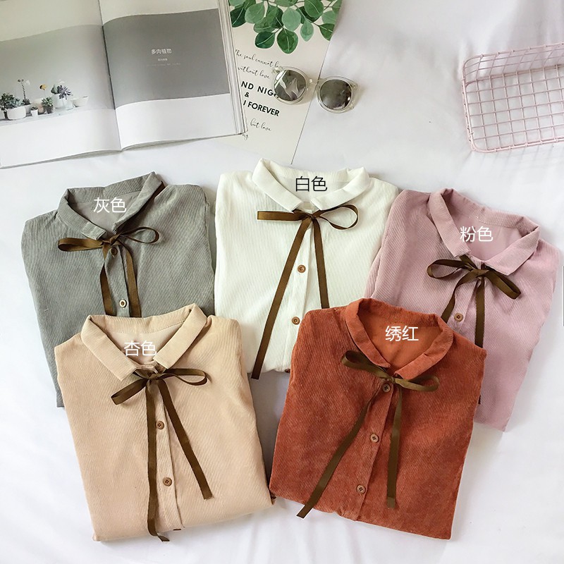 áo sơ mi ulzzang sơ mi nữ đẹp tay bồng bánh bèo kiểu dáng Hàn Quốc | BigBuy360 - bigbuy360.vn