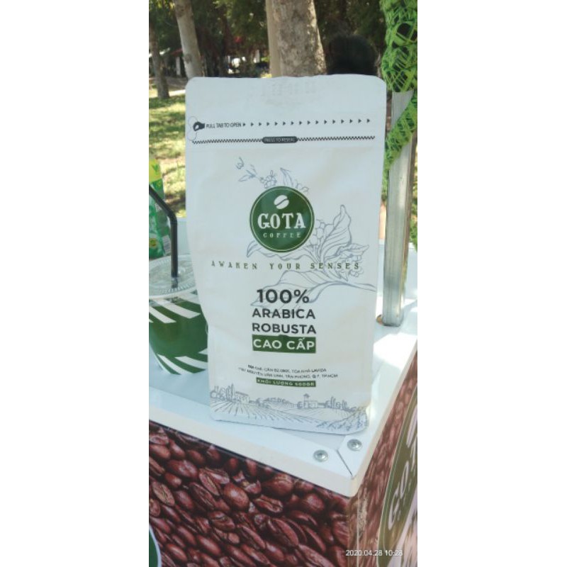 GOTA Cafe gói 500g. ĐẢM BẢO NGUYÊN CHẤT 100%