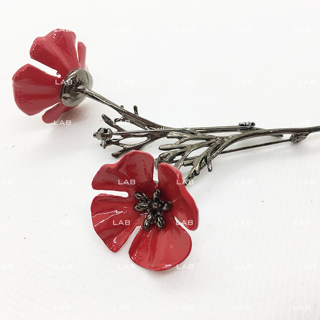 Pin cài áo - Poppy (chiếc) #0209