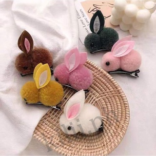 Kilii Kẹp Tóc Thỏ Bông Dễ Thương