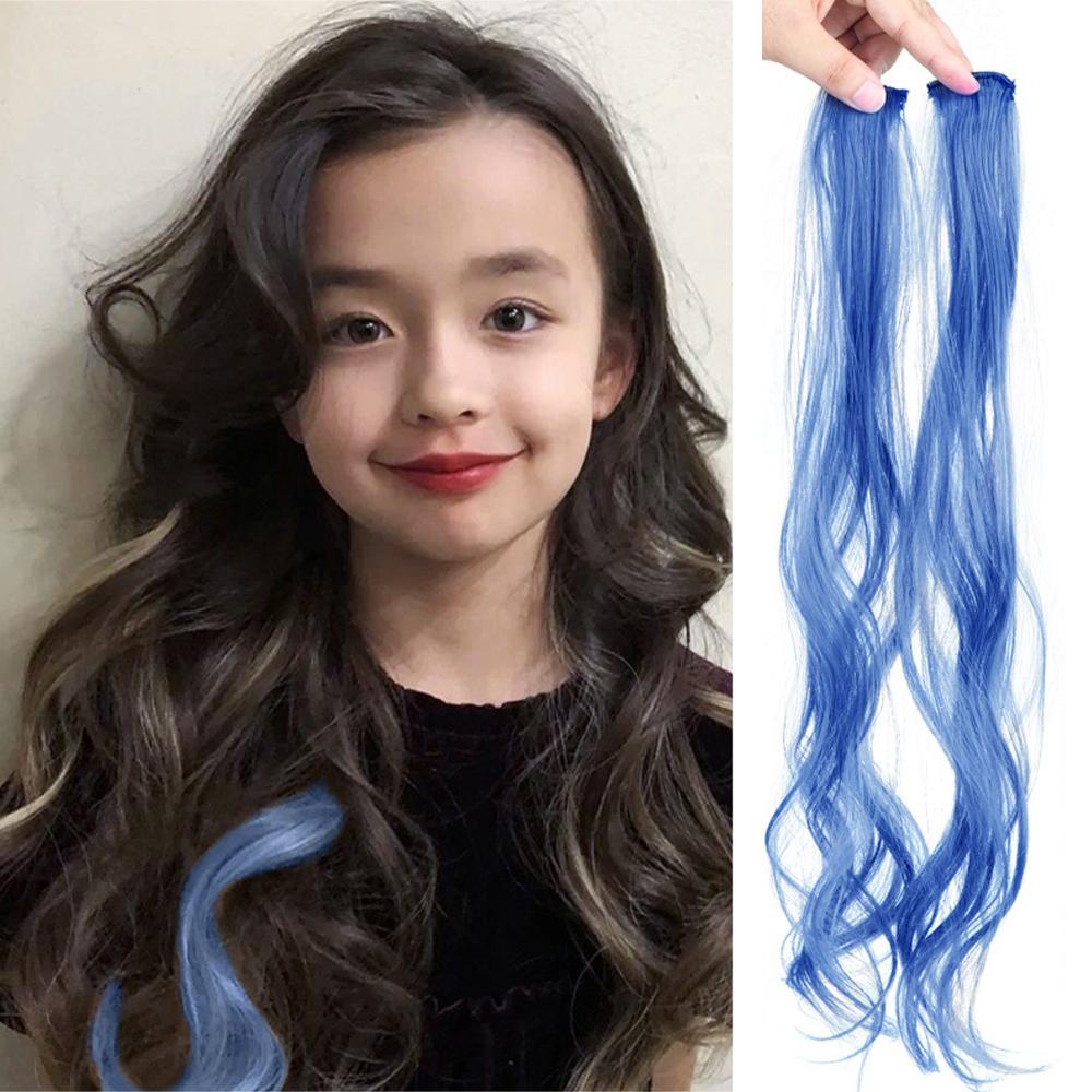 Tóc Giả Dài Xoăn Tự Nhiên Nhiều Màu Sắc Bắt Sáng