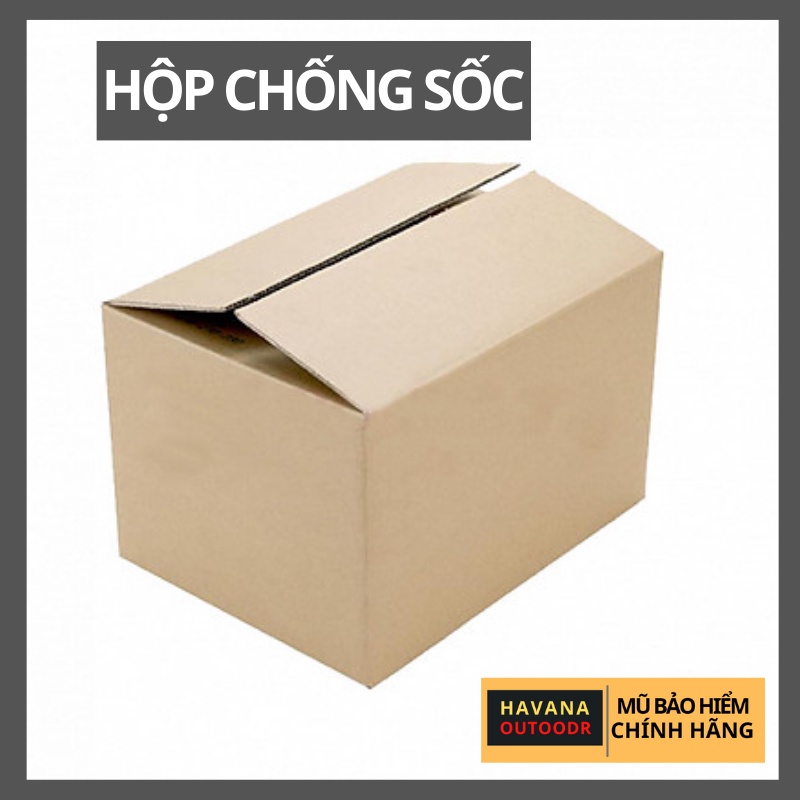 Hộp Carton,Hộp Gói Quà Bìa Cứng Chống Sốc Bảo Vệ Mũ An Toàn - Phụ Kiện Hộp Tặng Kèm Havana Store