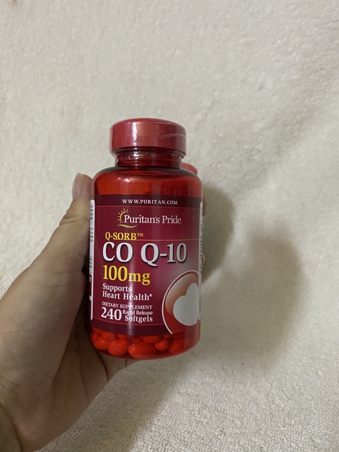 Viên uống Puritan’s Pride Qsorb CoQ10 100mg 240 viên.