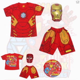 Bộ Quần Áo Ngắn Ironman COWO Kèm Mặt Nạ