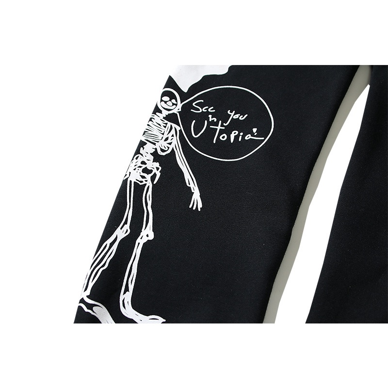 Quần Thể Thao Cotton Lưng Thun In Hình Xương Rồng Jack Travis Scott Thời Trang Cho Nam Và Nữ