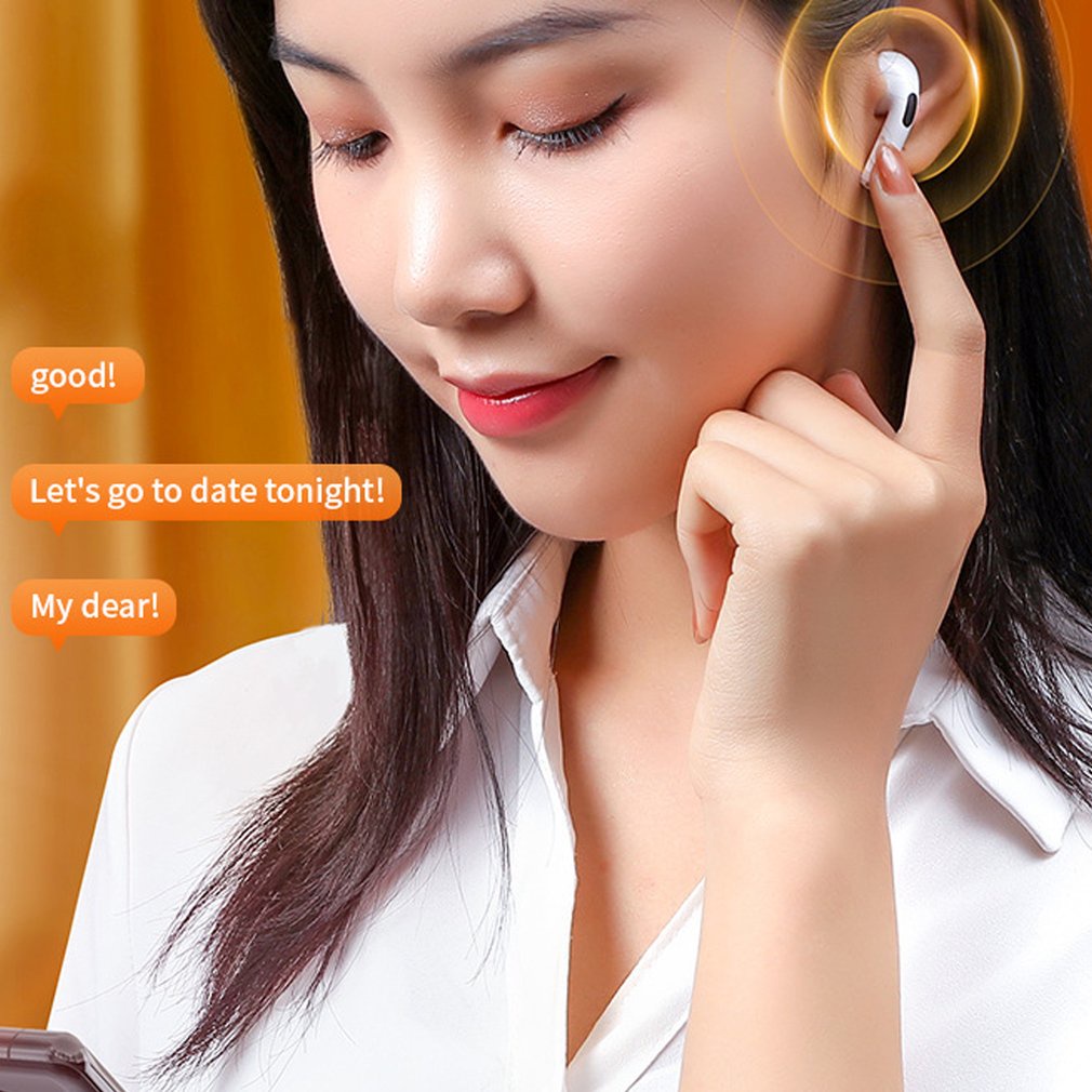 Tai Nghe Pro 4 Nhét Trong ko dây Bluetooth 5.0 Âm Thanh Nổi HiFi Có Micro