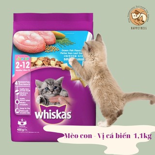 Hạt Whiskas Junior cho mèo con, thức ăn dạng hạt cho Boss từ 2 - 12 tháng tuổi