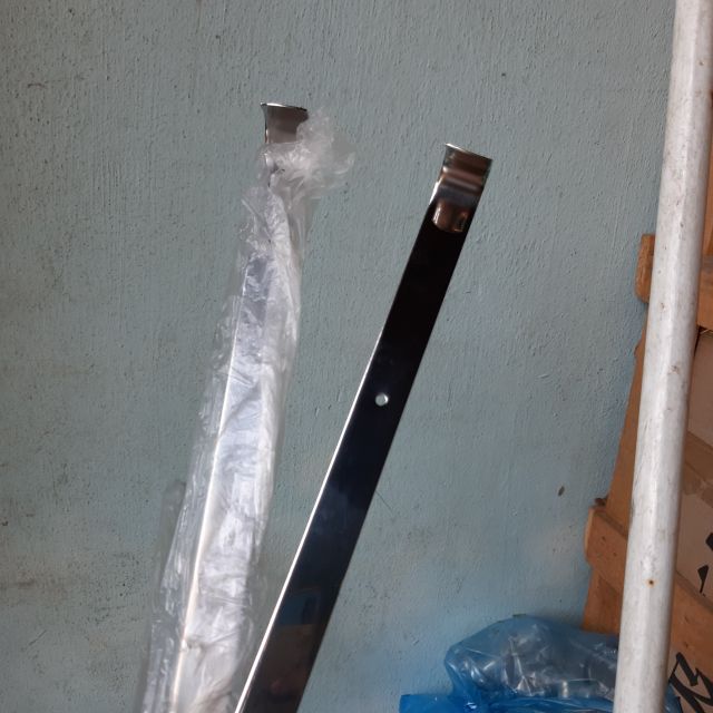 Kệ thẳng 2 tầng để đồ nhà tắm inox sus 304