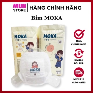 Bỉm/tã dán /quần moka 100m size s m l xl xxl xxxl