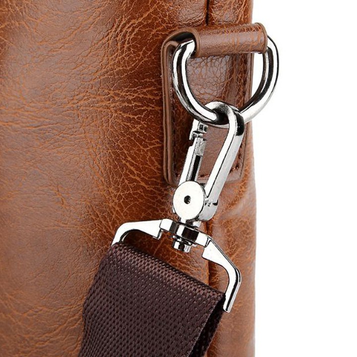 Cặp sách Jeep chất liệu da pu trơn loại 1 siêu bền , cặp sách nam da cao cấp giá rẻ | BigBuy360 - bigbuy360.vn