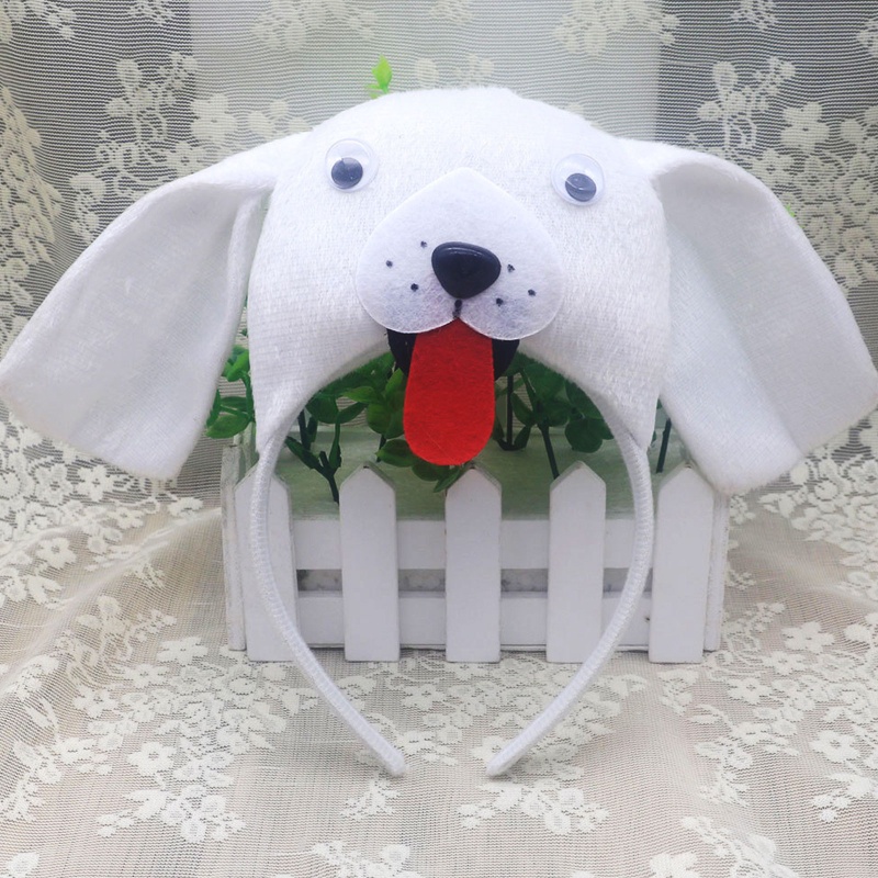 Băng Đô Tai Cún Hóa Trang Halloween Dễ Thương