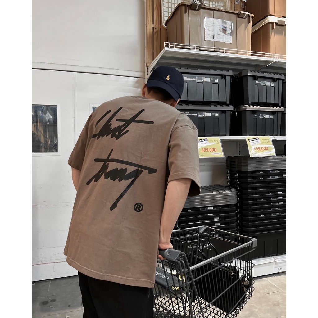 ÁO THUN BIG SS socola CHUOTTRANG