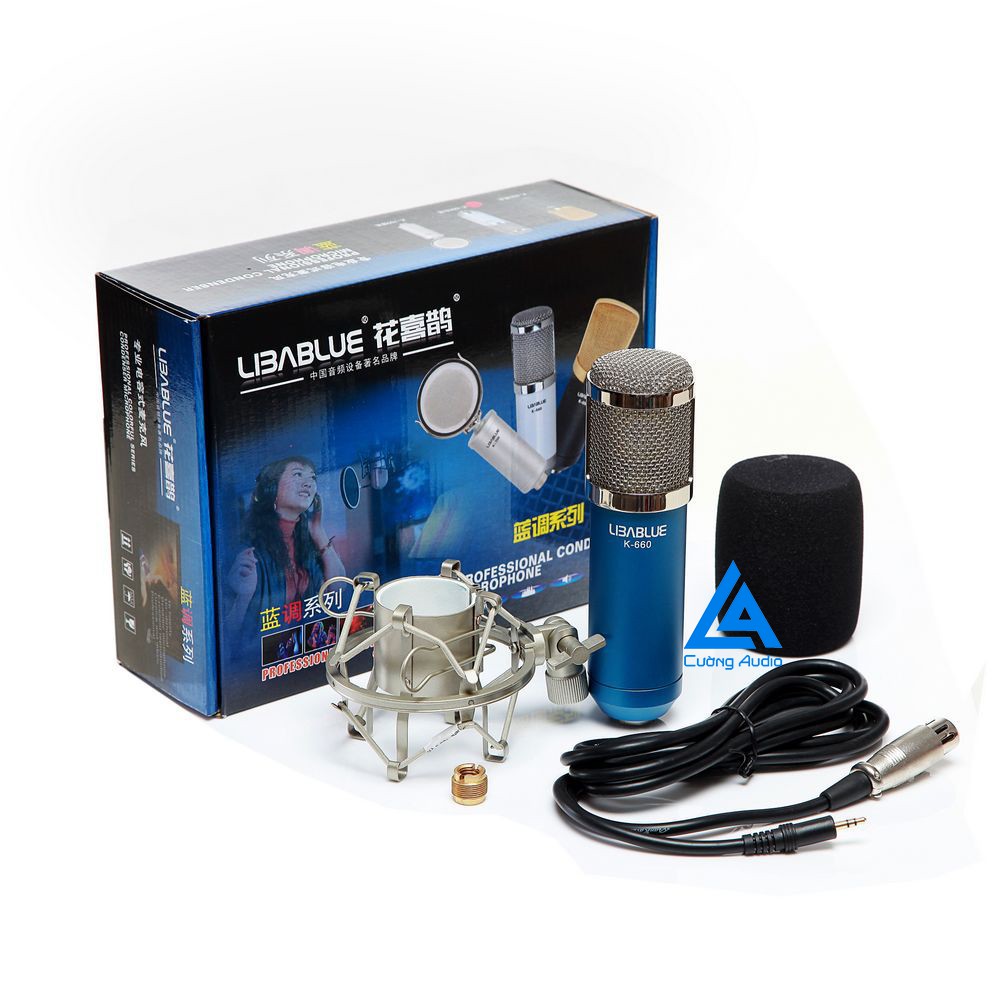 Micro Thu Âm Libablue LD K-660 - Micro Livestream