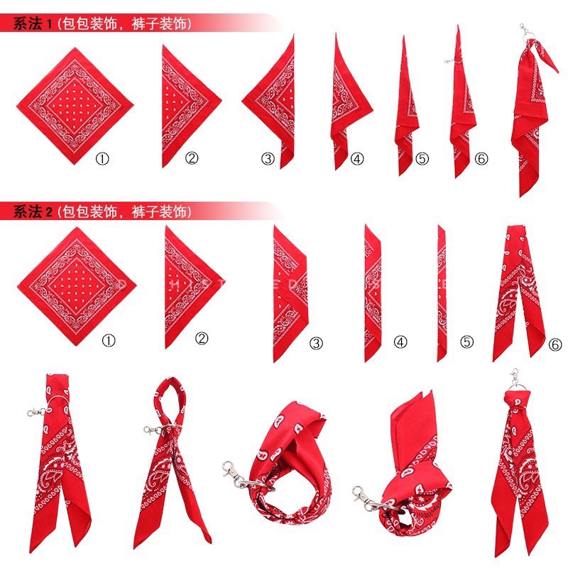 Khăn bandana ( Kèm Móc Như Hình ) | BigBuy360 - bigbuy360.vn