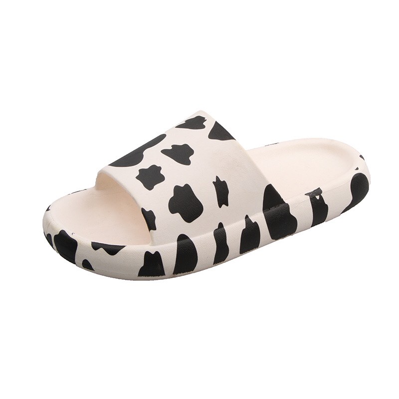 Dép bánh mỳ nam nữ "Bò Sữa Siêu Xynh" - Dép quai ngang đốm Bò Sữa Hàng Loại 1 mới nhát hiện nay