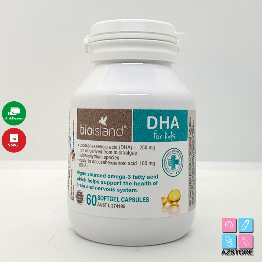 DHA Bioisland - Viên uống DHA For Kids 60v