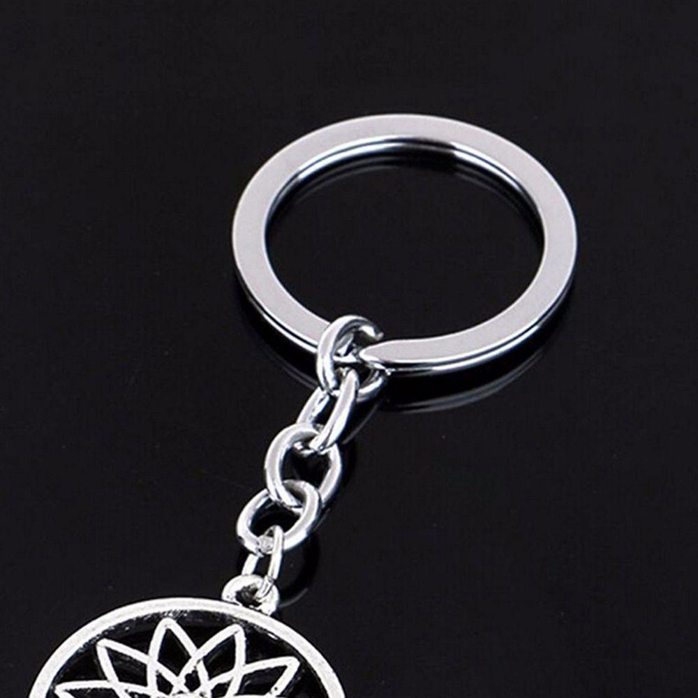 1 Móc Khóa Hình Dreamcatcher Phối Lông Vũ Phong Cách Vintage Mới