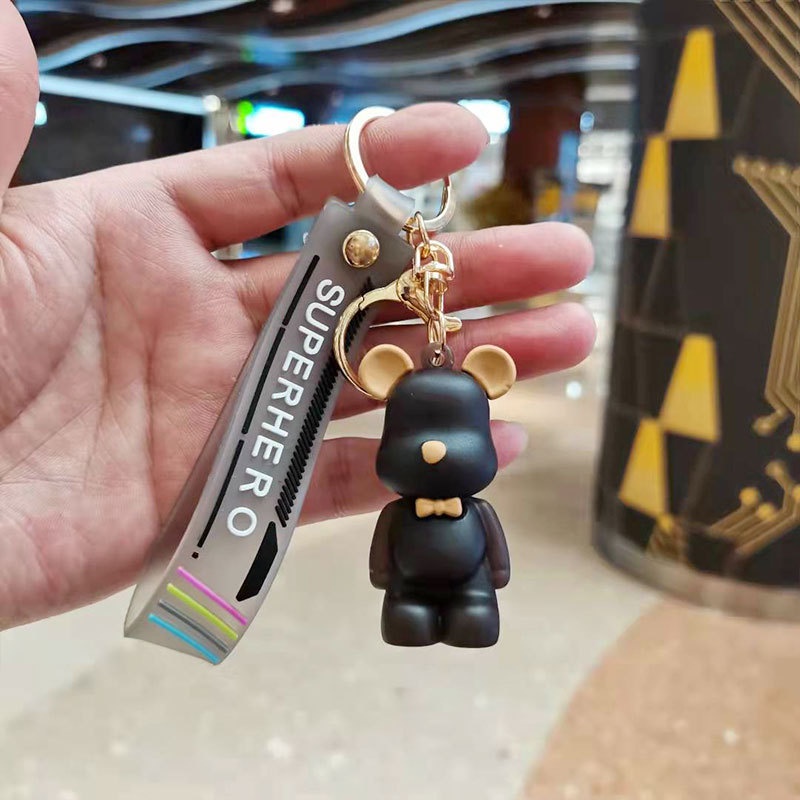 [𝑮𝒊𝒂́ 𝒓𝒆̉ 𝒏𝒉𝒂̂́𝒕] -  Móc Khóa gấu Bearbrick Hàn quốc - Hàng Cao Cấp (Ảnh thật)