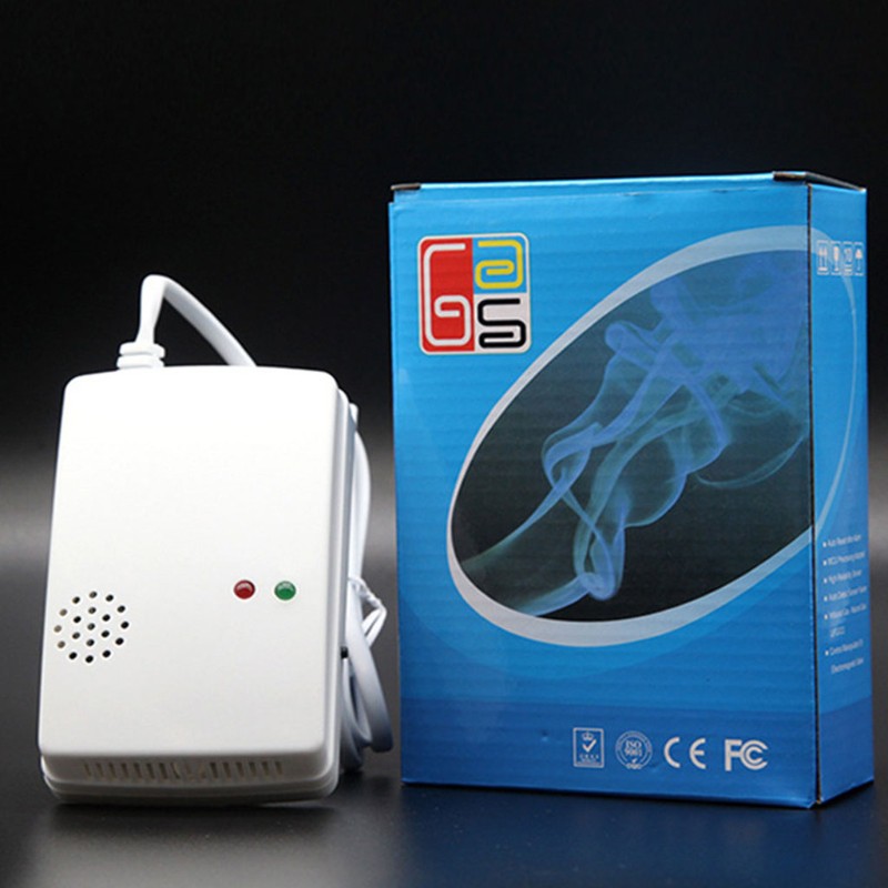 Thiết Bị Báo Động Rò Rỉ Khí Gas Có Đèn Báo Động Tự Động Sử Dụng Trong Nhà Bếp Hoặc Cắm Trại