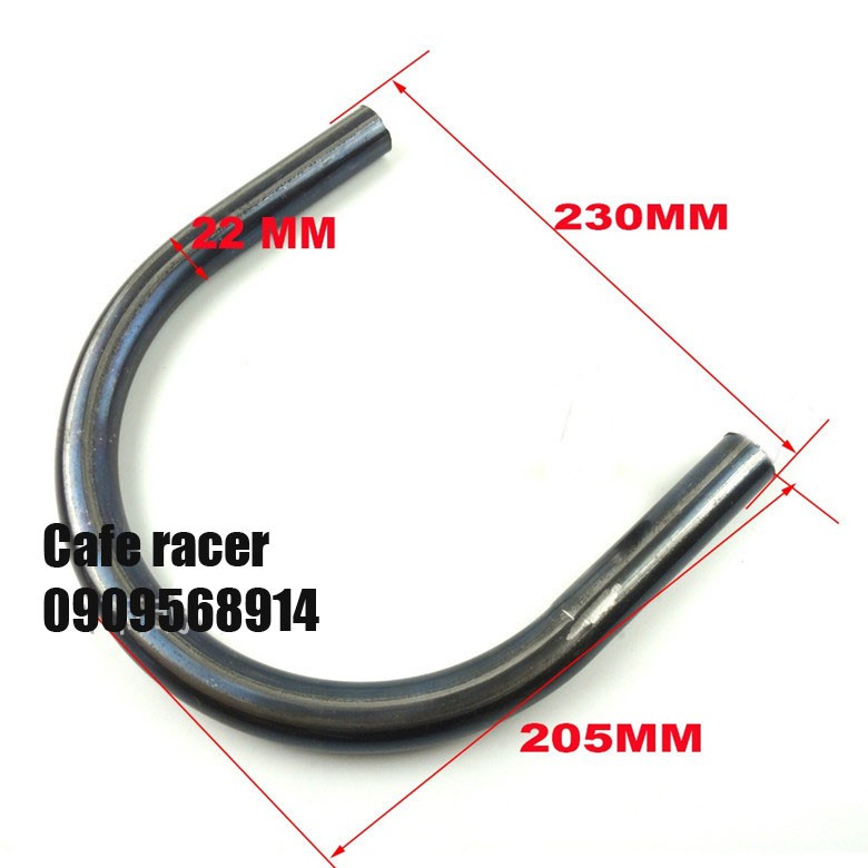 Cản sau U cafe racer 230mm