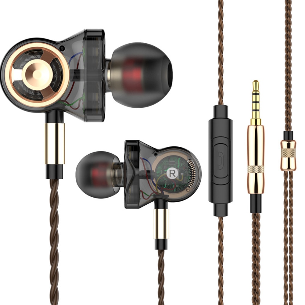 Tai Nghe Nhét Tai Jack 3.5mm Bass Trầm Có Micro Tiện Dụng