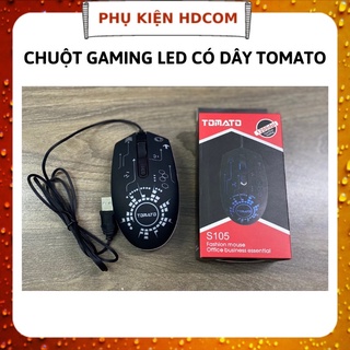 Chuột gaming, chuột game có đèn Led nhấp nháy Tomato S105 - Chuột máy tính