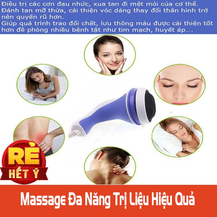 Đánh Tan Mỡ Bụng Máy Massage Cầm Tay - BH 12 Tháng