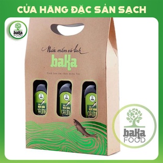 Combo nước mắm cá linh nhãn xanh bakafood đặc sản sạch