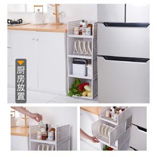 Handy plastic folding storage basket
