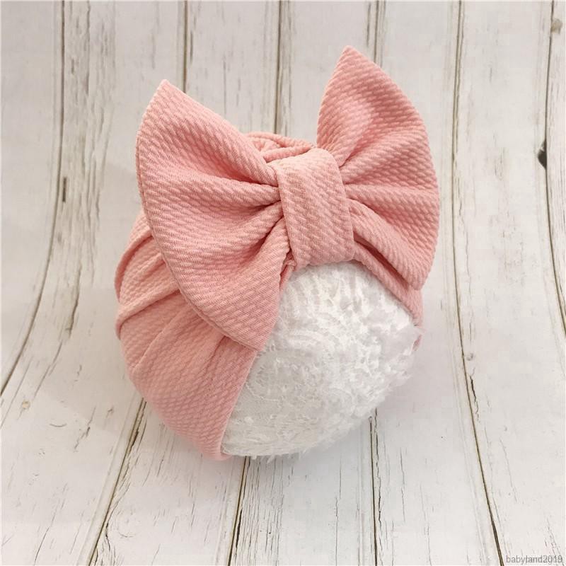 Nón cotton thắt nơ lớn xinh xắn cho bé