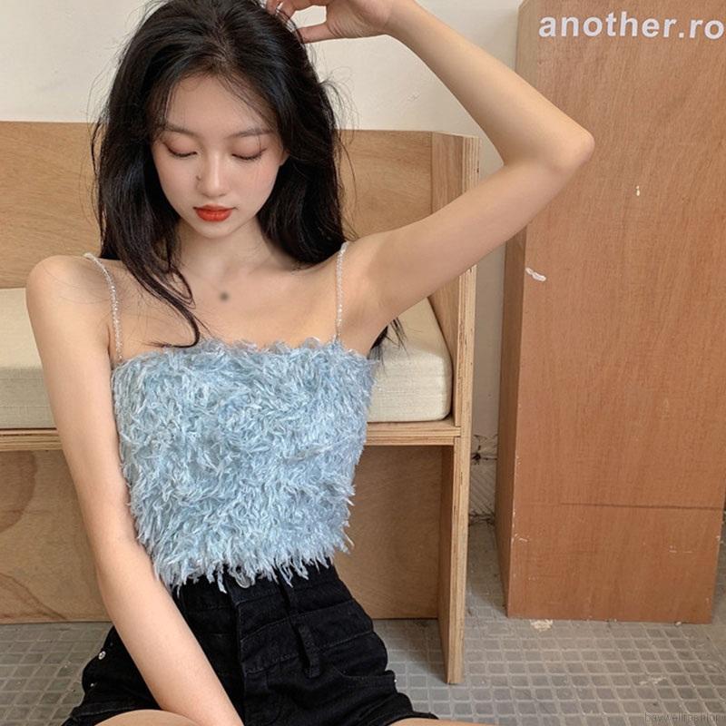 Áo Hai Dây Dáng Ôm Thiết Kế Quyến Rũ Thời Trang Dành Cho Nữ