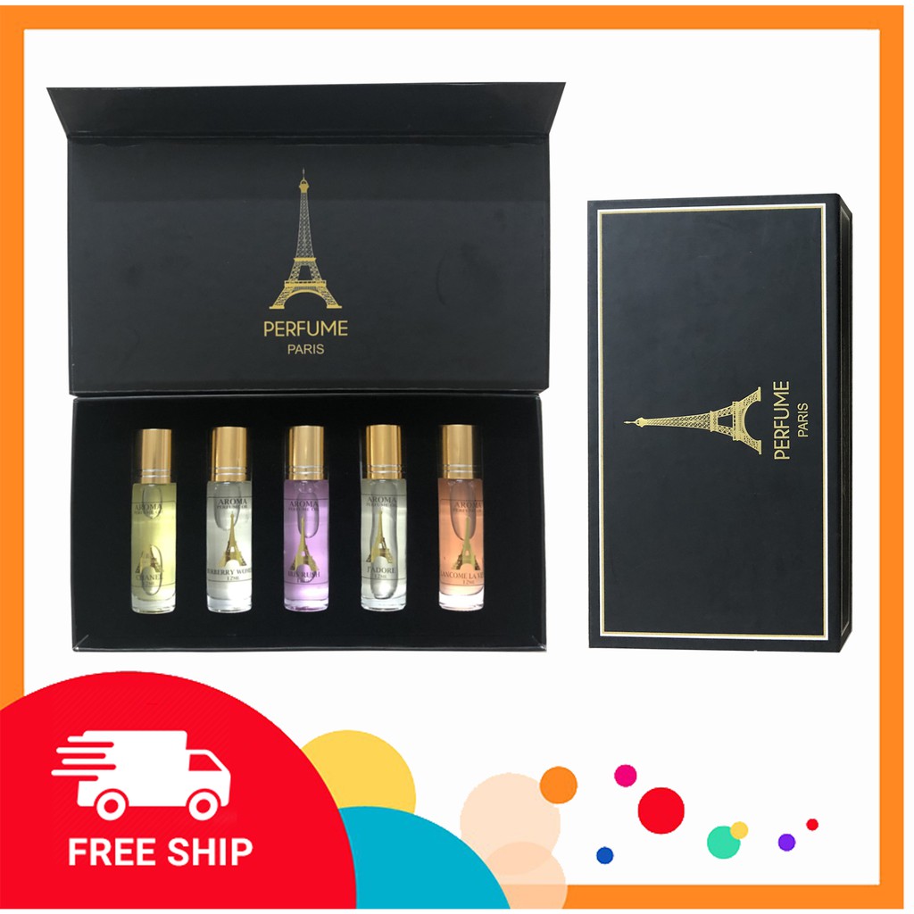 Nước Hoa Nữ Thơm Lâu Aroma Perfume Paris Lưu Hương 12 Tiếng Không Cồn 12ml | Thế Giới Skin Care