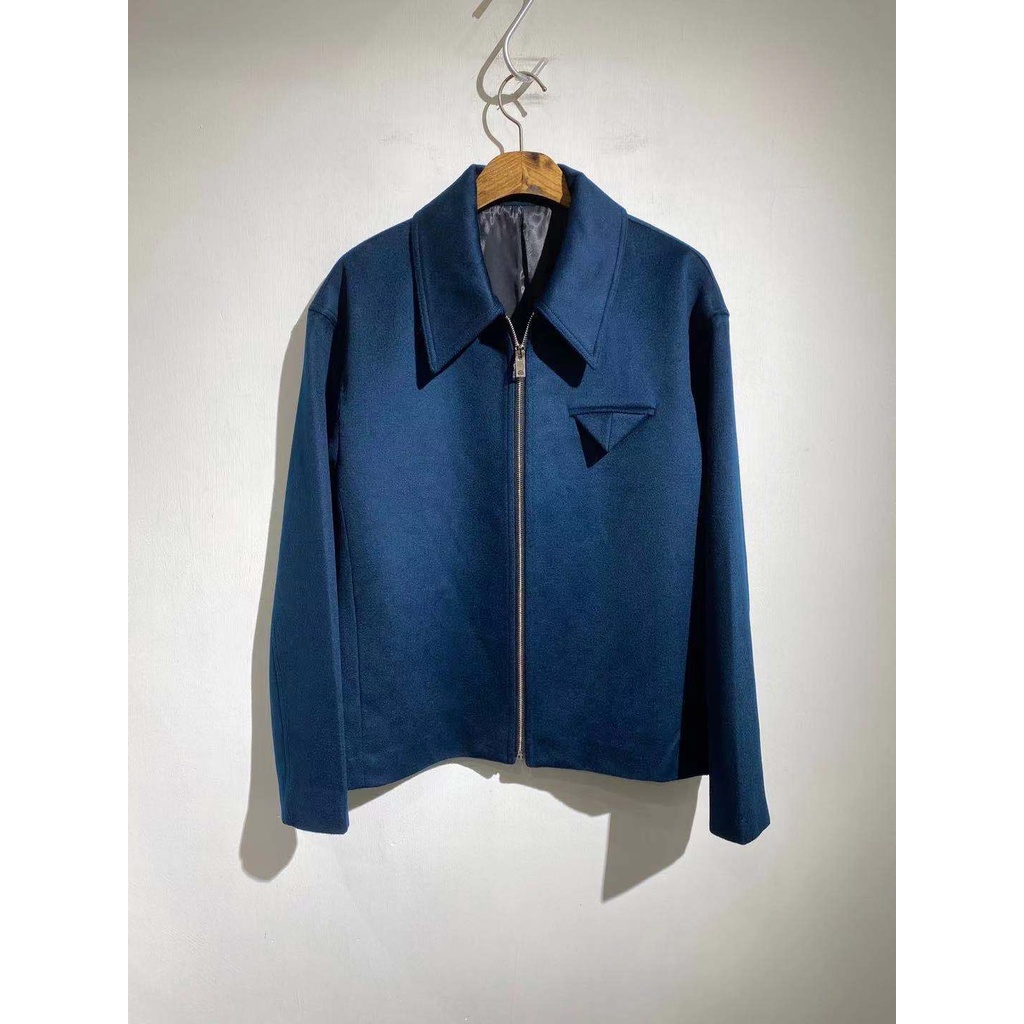 Áo khoác dạ nam trơn màu cao cấp PRADA cá tính và trẻ trung