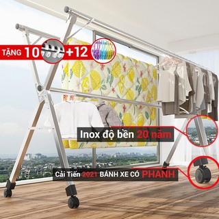 Giàn phơi cao cấp inox bền 20 năm, tặng kèm quà