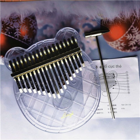 ▥✽Đàn piano ngón tay cái Kalimba Đàn piano ngón tay 17 âm sắc dành cho người mới bắt đầu chơi đàn piano chọn tay Kalimba